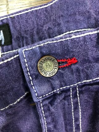 Stussy Big Ol Jeans Made In USA size 30 Denim Vintage Pants Rare VTG 4