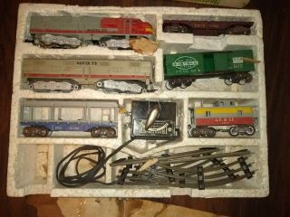 VINTAGE MARX Electric Engine Train Set 41821 3