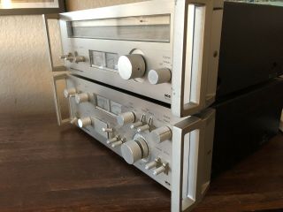 Vintage MCS 3865 Stereo Integrated Amplifier and AM/FM Tuner 3710 Silver Face 3
