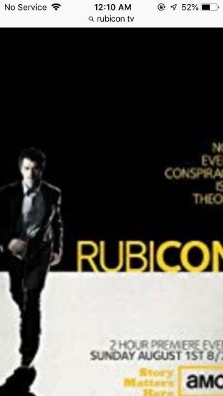Rubicon Tv Series Dvd James Badge Rare Spy Condor