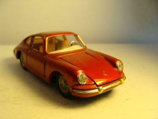 Vintage Politoys - M Red Porsche 912 Diecast N527 Made In Italy