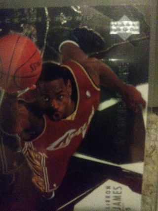 2003/04 Upper Deck Black Diamond LeBron James 184 Rookie Rare 3