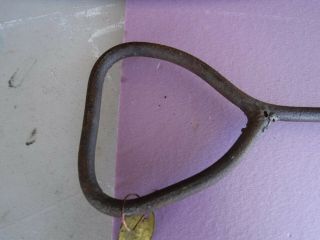 RARE Vintage Hand Forged Branding Iron Cattle Cowboy Ranch Cast Thick 