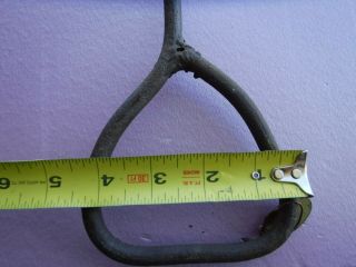 RARE Vintage Hand Forged Branding Iron Cattle Cowboy Ranch Cast Thick 