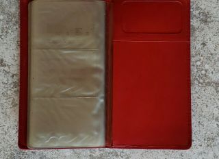 Vintage 1993 Louis Vuitton Red Epi Business Card Holder or credit card holder 2