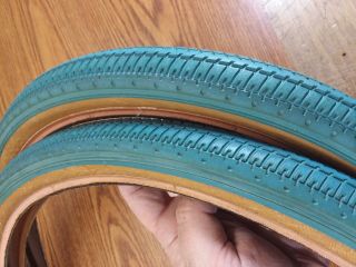 VERY RARE 80s Haro Master Blue Freestyle Tires 20x1.  75 Old School BMX Sport FST 11