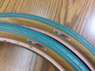 VERY RARE 80s Haro Master Blue Freestyle Tires 20x1.  75 Old School BMX Sport FST 2
