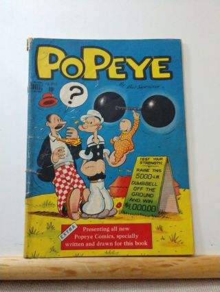 Popeye 1 Dell Comics Rare 1948