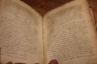 c1600 Latin Handwritten manuscript book 400p physica logica See pictures RARE 8