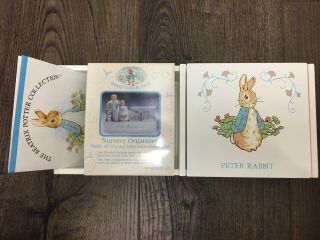 Rare Vintage Peter Rabbit Wood Vanity Nursery Organizer Beatrix Potter Eden Gift