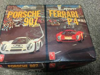 AMT Ferrari P4 & Porsche 907 Vintage Road Race Double Kit & Jeep CJ - 7 (6923) 2