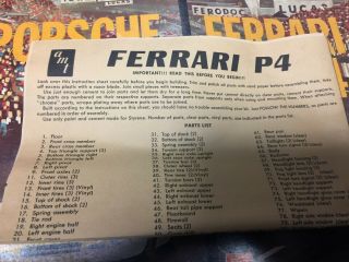 AMT Ferrari P4 & Porsche 907 Vintage Road Race Double Kit & Jeep CJ - 7 (6923) 5