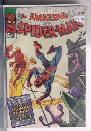 Marvels Vintage The Spider - Man Comic Book Asm 21