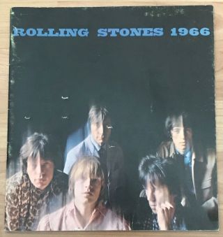 Vintage Rolling Stones Tour Program After - Math Tour 1966