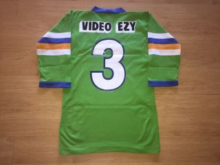 CANBERRA RAIDERS 1990 VIDEO EZY VINTAGE M - SPORT NRL SHIRT JERSEY YOUTH OR WOMEN 2