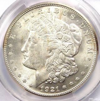 1921 - S Morgan Silver Dollar $1 - Pcgs Ms64,  Pq - Rare Date " Plus " Grade Coin