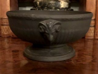 Vintage Basalt Ramshead Bowl Wedgewood Made In England