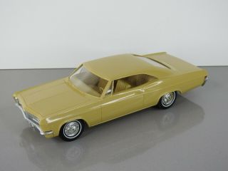 Vintage 1966 Chevrolet Impala Sport Promo Friction Model Car Mustard
