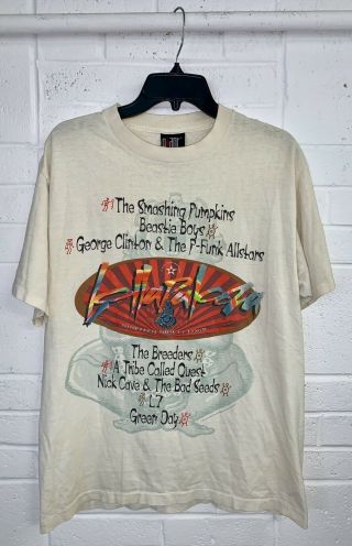 Vintage 1994 Lollapalooza Festival Concert T - Shirt L Beastie Boys Rare