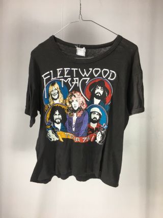 Vintage Rare 1978 Fleetwood Mac Tour T Shirt Eize S Women Vtg Tee Band Music Tee