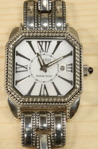 Ecclissi Sterling Silver Japan Quartz Mvmt Wristwatch 72 - 20