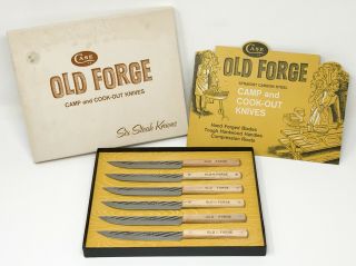 Vintage Case Xx Old Forge Set 406 6 482 - 5 Paring Knife Exc Box C Scp