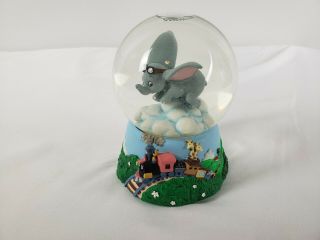 Vintage Disney Dumbo Musical Snowglobe “in The Good Ole Summertime” Great.