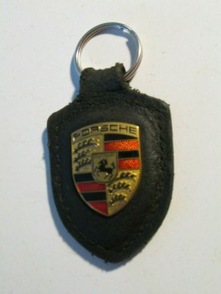 Vintage Porsche 911 Carrera S T E 930 Turbo Sc Rs Leather Key Chain