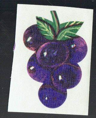 Vintage Vtg 3m Scratch & Sniff Sticker Rare Grapes