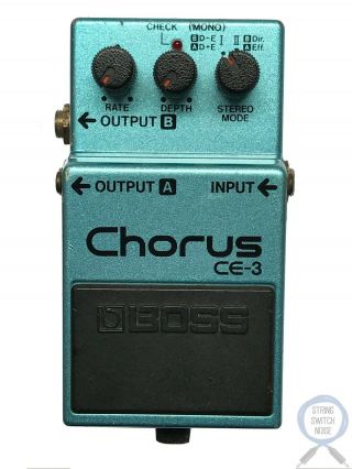 Boss Ce - 3,  Chorus,  Made In Japan,  1983,  Vintage Guitar Effect Pedal