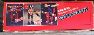 RARE 1970s ARK Arkron GOMOLA No.  45106 DIECAST SPACE ROBOT Toy BULLMARK JAPAN 12