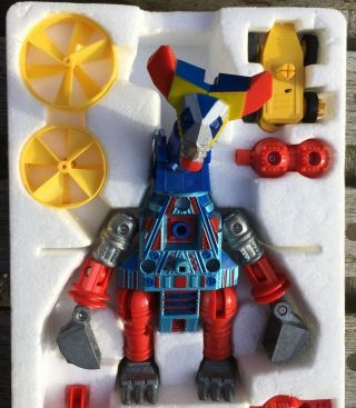 RARE 1970s ARK Arkron GOMOLA No.  45106 DIECAST SPACE ROBOT Toy BULLMARK JAPAN 3