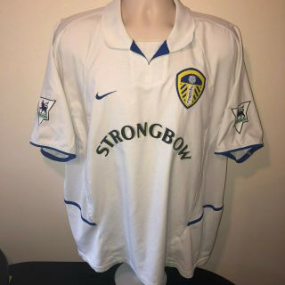 Leeds United 2002 2003 Football Shirt Retro Classic Vintage Nike SMITH XL Utd 2