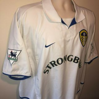 Leeds United 2002 2003 Football Shirt Retro Classic Vintage Nike SMITH XL Utd 4