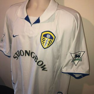Leeds United 2002 2003 Football Shirt Retro Classic Vintage Nike SMITH XL Utd 6