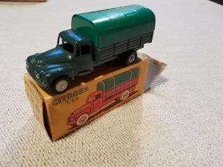 Vintage Jrd Minatures 114 Citroen P55 Green Covered Truck - Minty,  Box