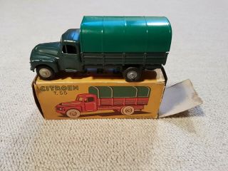 VINTAGE JRD minatures 114 CITROEN P55 GREEN COVERED TRUCK - Minty,  box 2