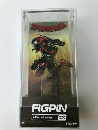 Miles Morales 220 Spider - Man Into The Spider - Verse Figpin Artist Proof Rare