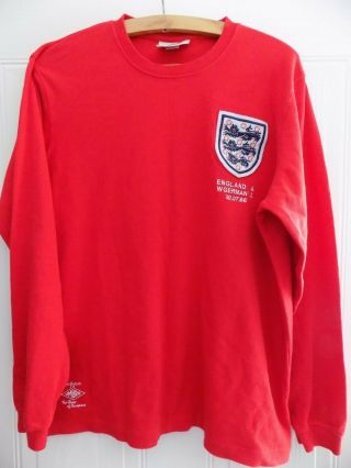 1966 Bobby Moore World Cup Final England Football Soccer Jersey Shirt Vintage Xl