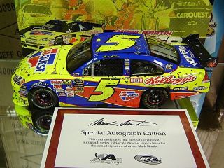 Rare 2009 Mark Martin Carquest Phoenix Win Race Fans Only Autographed 692 Made