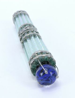 Vintage Opal Iridescent Art Glass 9.  5 