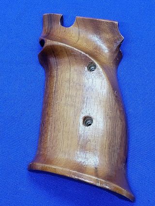 Vintage Factory Smith & Wesson Model 41 Smooth Wood Target Grips 4