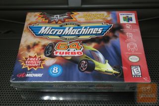 Micro Machines 64 Turbo (nintendo 64,  N64 1999) Factory - Rare - Ex