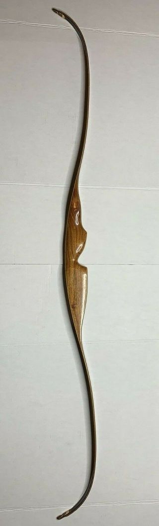 Vintage 1960s Rh Gull Wing Archery Company Recurve Bow 64 " 42 G - 8092 Wooden