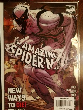 Spiderman 569 2nd Printing Variant 1st Anti - Venom John Romita Jr Rare Nm