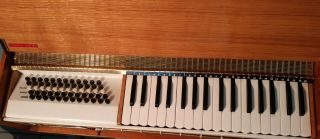 Vintage Farfisa Pianorgan III Electric Air Organ Piano Italy W/ Matching Bench 5
