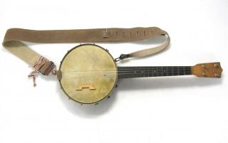 Vintage/antique 1920s Lyon & Healy Mauna Loa 17 - Fret Banjolele S/n: 4478