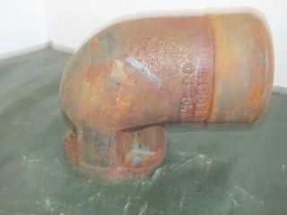 Vintage Omc Stringer Exhaust Elbow Ford 302 351w No.  980617 Lqqk