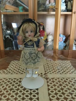 Antique German Bisque Head Fully Marked Doll On Composition Body Ca 1919