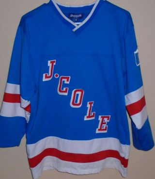 Vtg Dreamville J Cole Forest Hills Dr.  Tour Hockey Jersey Small S Vintage